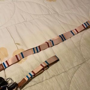 2 lanyards & a wallet to go on a keychain